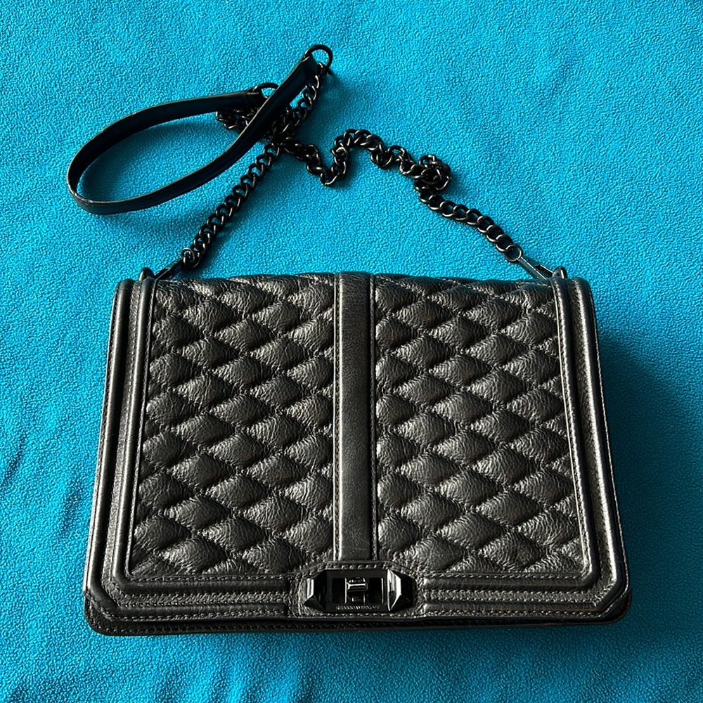 Quilted Jumbo Love Crossbody